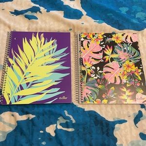 2 1-subject notebooks